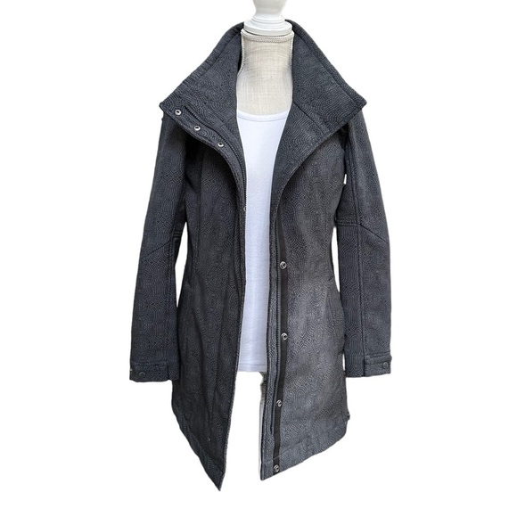 Title Nine Womens Grey Water Resistant Gray Mid Length Winter Jacket Size S - Picture 3 of 13